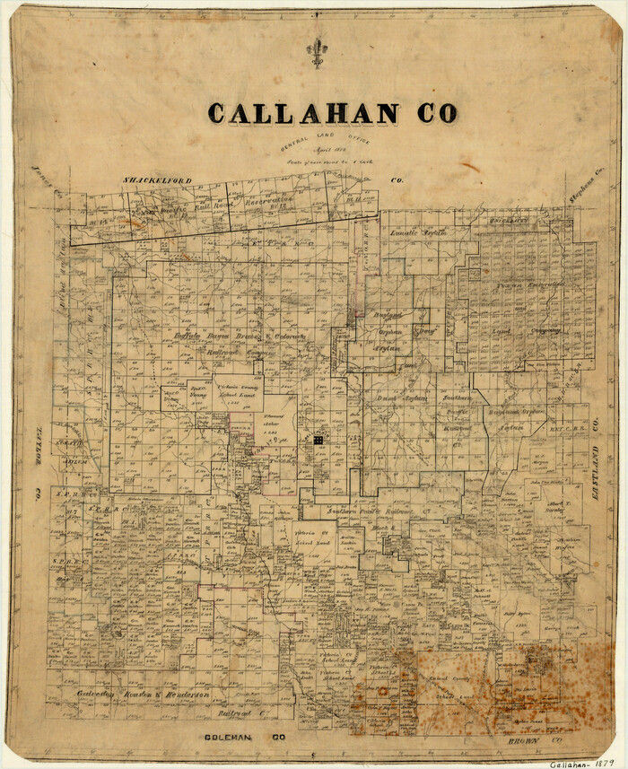 3362, Callahan County, General Map Collection
