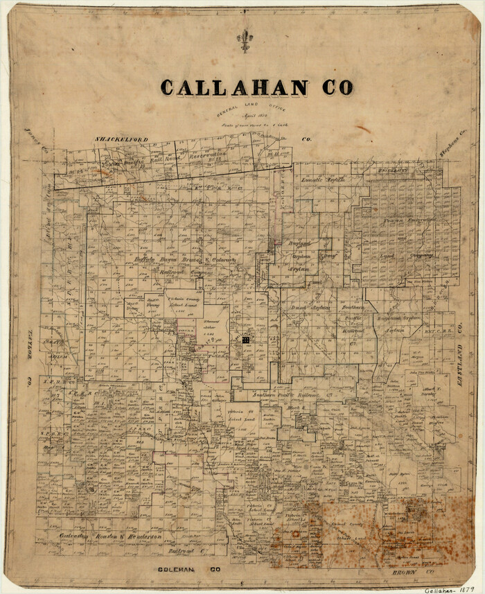 3362, Callahan County, General Map Collection
