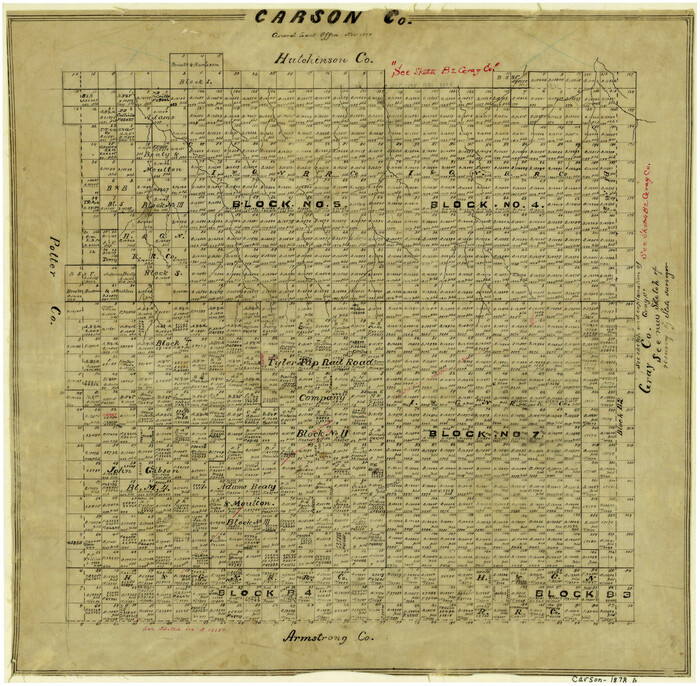 3367, Carson County, General Map Collection