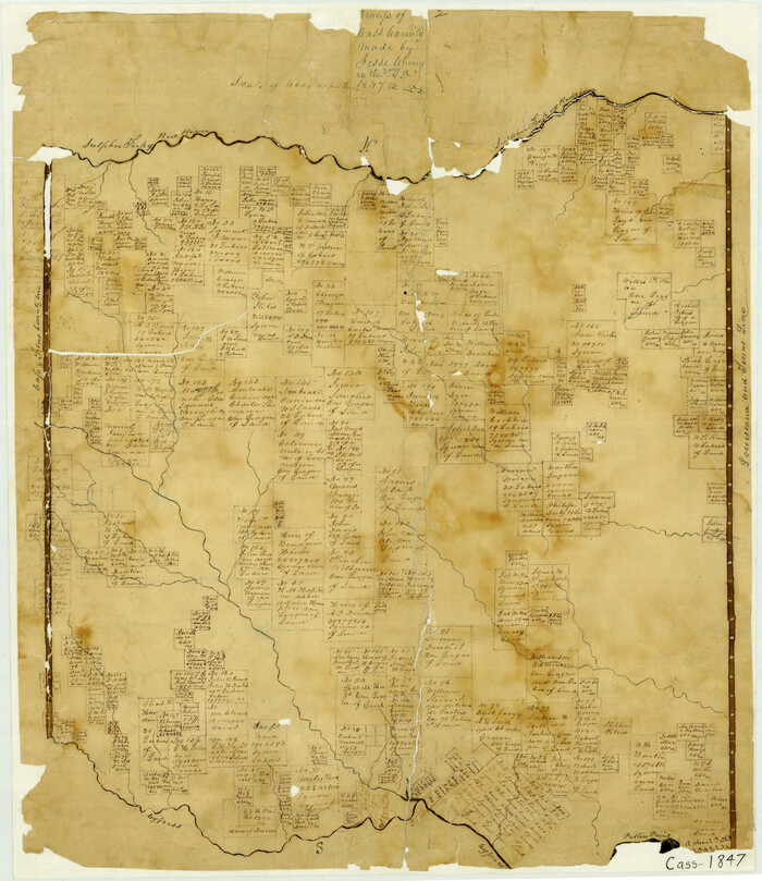 3368, Map of Cass County, General Map Collection