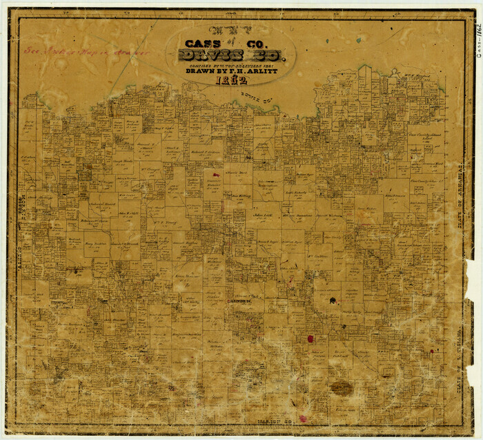 3372, Map of Cass Co., General Map Collection
