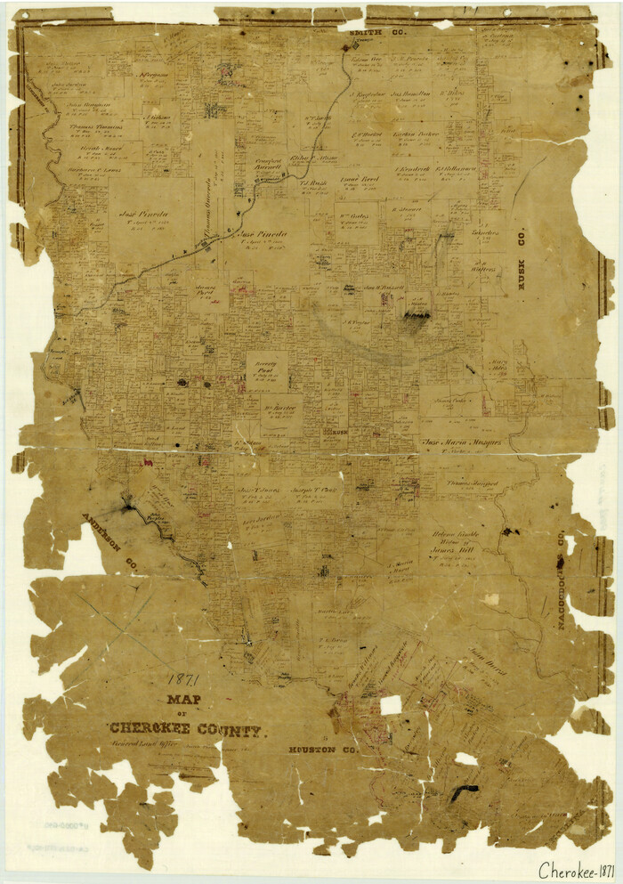 3388, Map of Cherokee County, General Map Collection