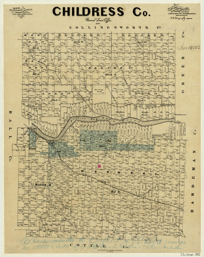 3391, Childress County, General Map Collection