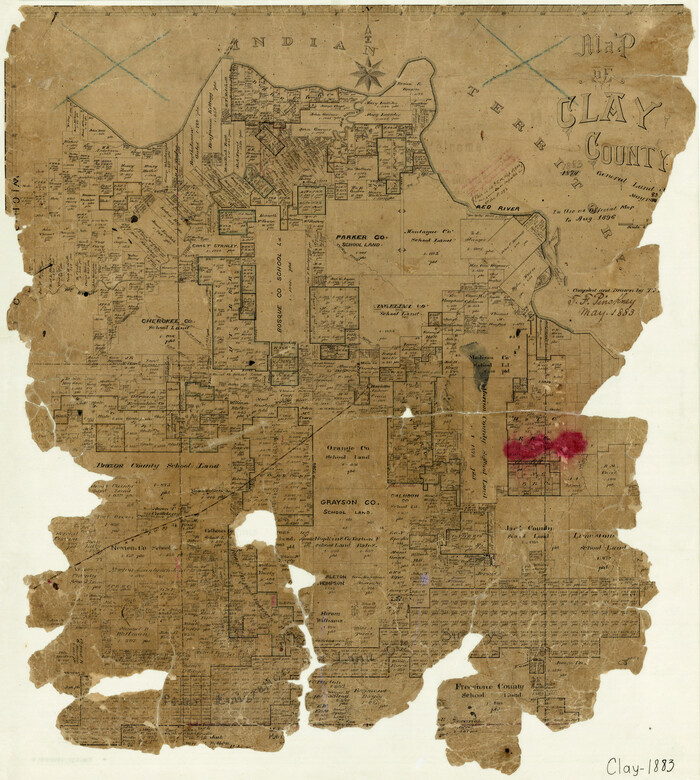 3396, Map of Clay County, General Map Collection