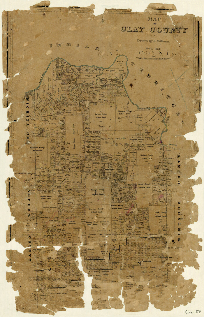 3403, Map of Clay County, General Map Collection