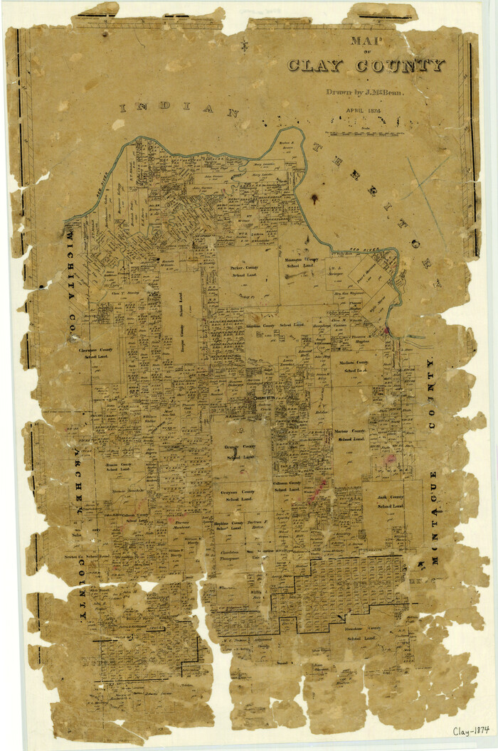 3403, Map of Clay County, General Map Collection