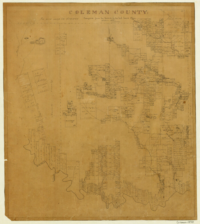 3409, Coleman County, General Map Collection