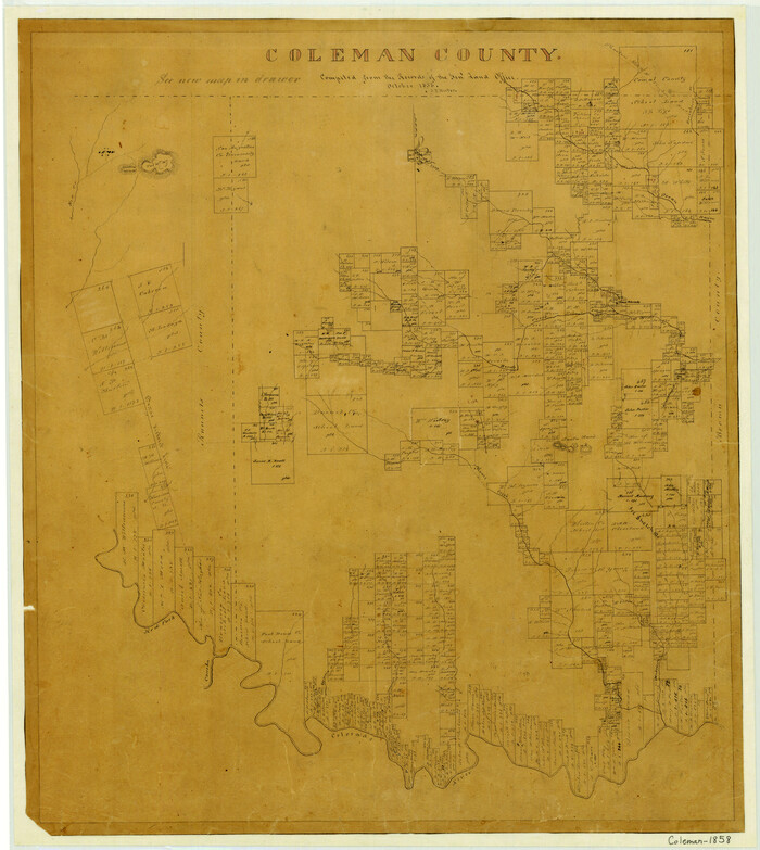 3409, Coleman County, General Map Collection