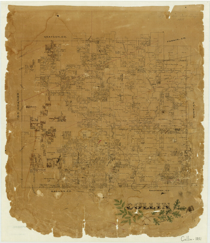 3416, Collin, General Map Collection