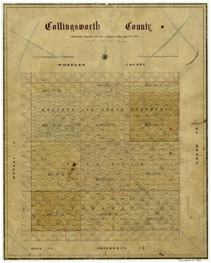 3420, Collingsworth County, General Map Collection