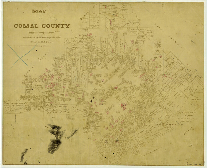 3430, Map of Comal County, General Map Collection