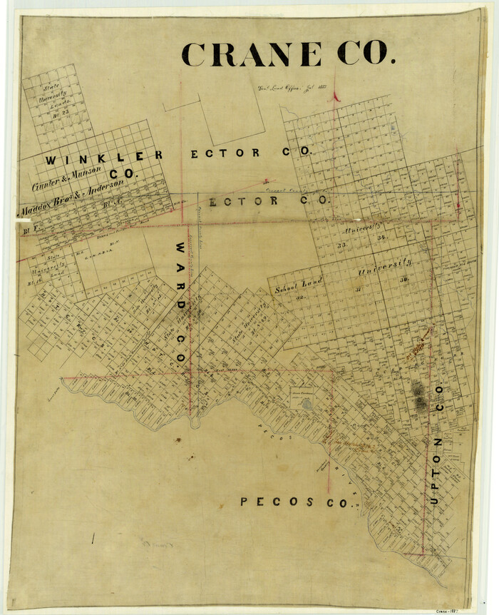 3456, Crane County, General Map Collection