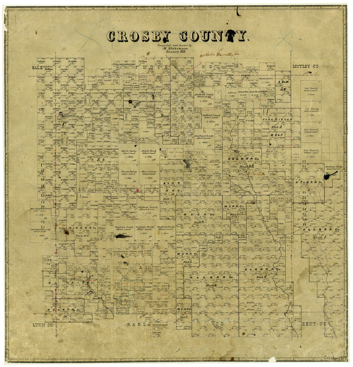 3460, Crosby County, General Map Collection