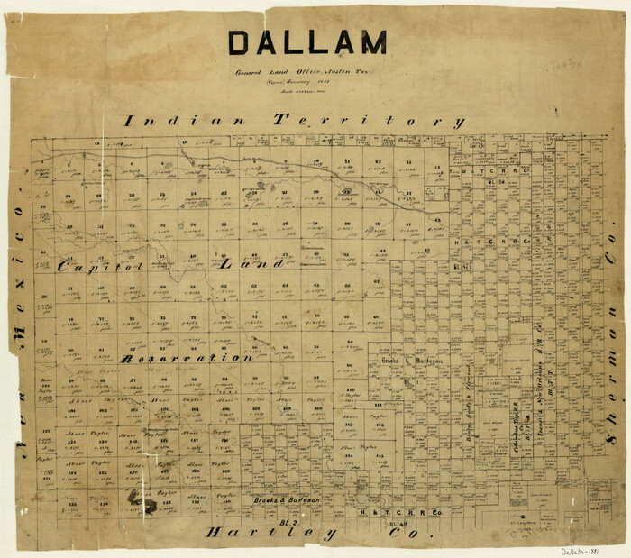 3461, Dallam, General Map Collection