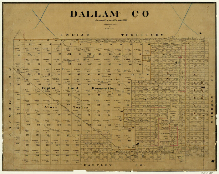 3462, Dallam County, General Map Collection