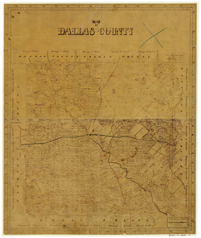 3463, Map of Dallas County