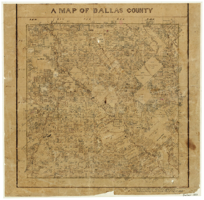 3465, A Map of Dallas County