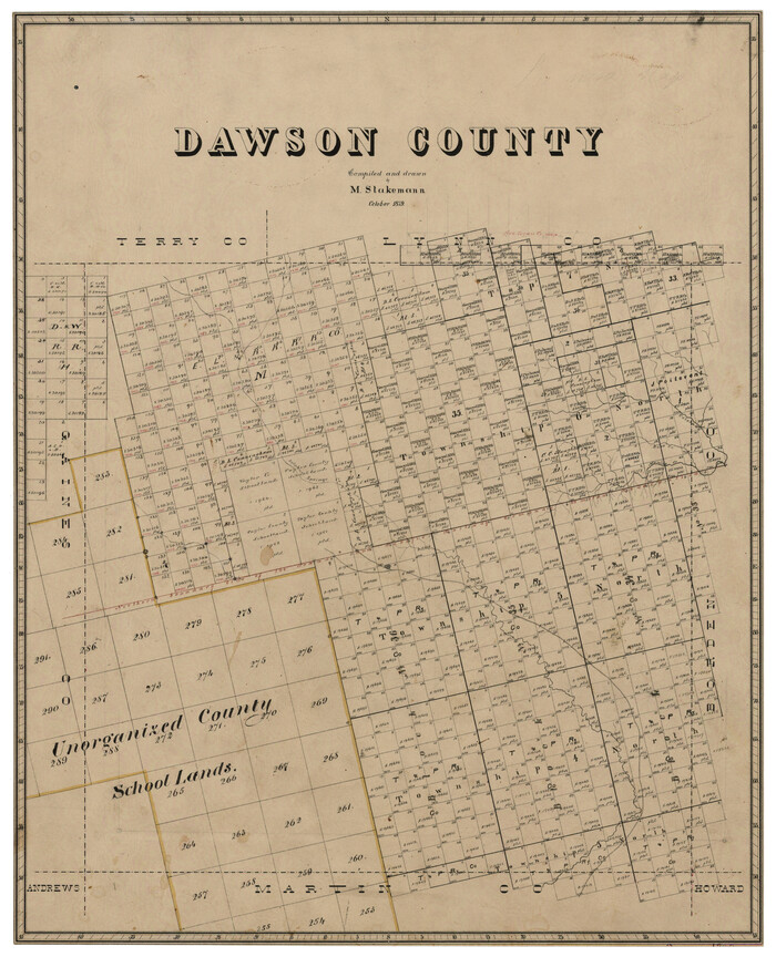 3468, Dawson County, General Map Collection