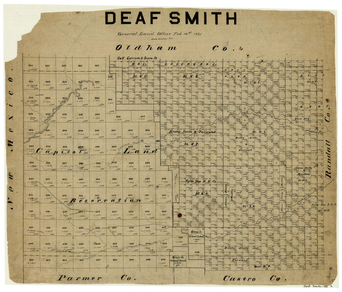 3471, Deaf Smith, General Map Collection