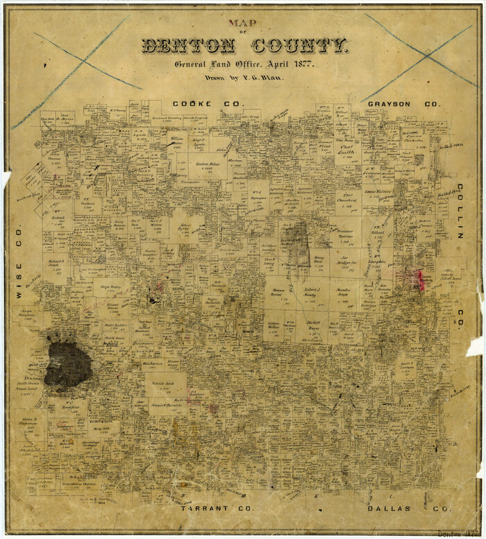 3475, Map of Denton County, General Map Collection