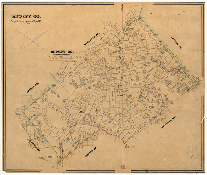 3481, DeWitt County, General Map Collection
