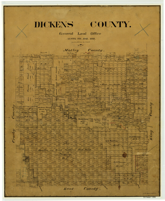 3484, Dickens County, General Map Collection