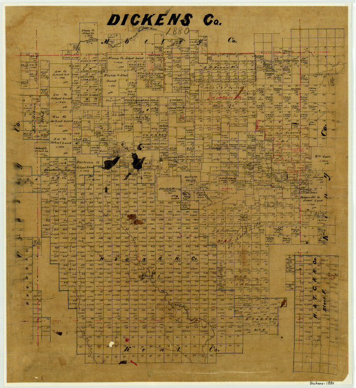 3485, Dickens County, General Map Collection