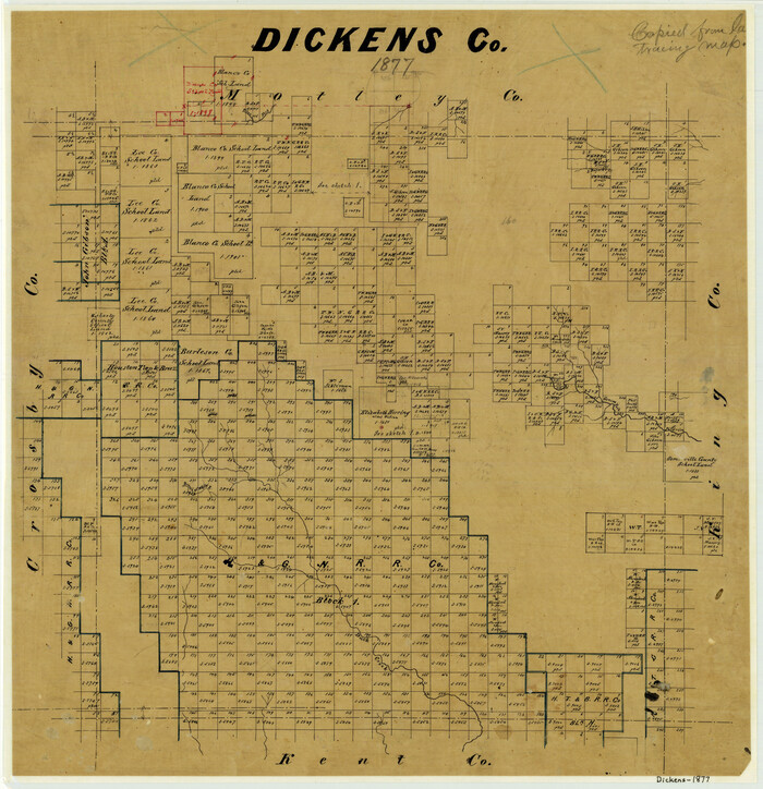 3486, Dickens County, General Map Collection