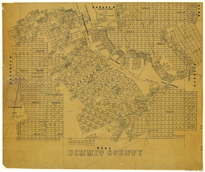 3490, Dimmit County, General Map Collection