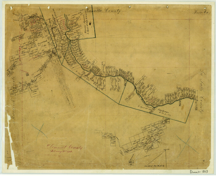 3492, Dimmit County, General Map Collection