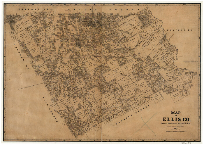 3509, Map of Ellis County