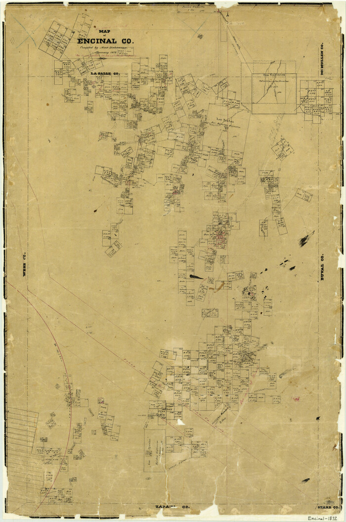 3513, Map of Encinal County, General Map Collection