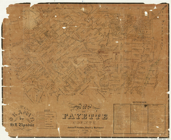 3537, Map of Fayette County, General Map Collection
