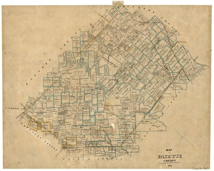 3540, Map of Fayette County, General Map Collection