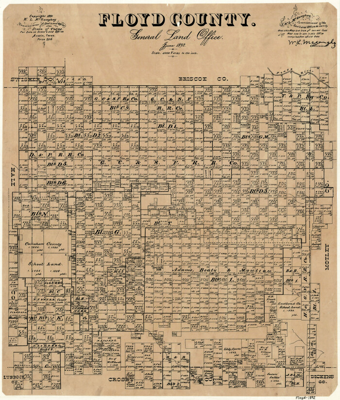 3545, Floyd County, General Map Collection