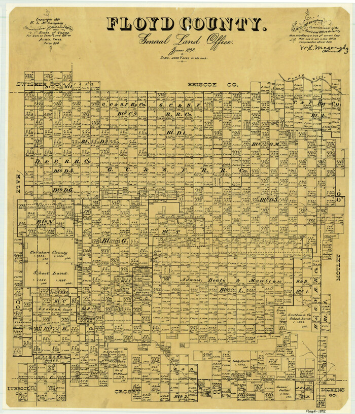3545, Floyd County, General Map Collection