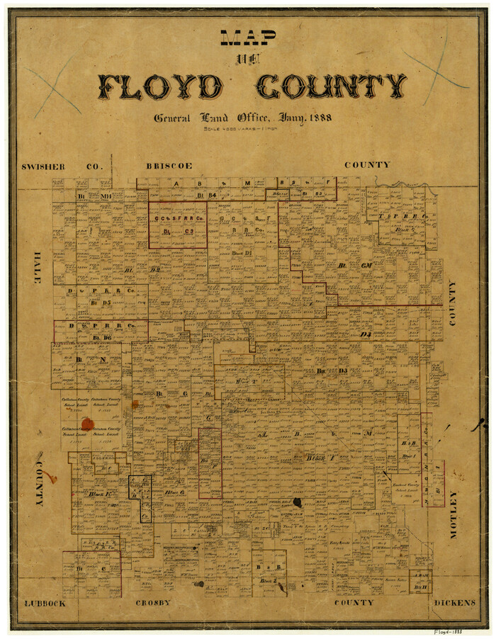 3547, Map of Floyd County, General Map Collection