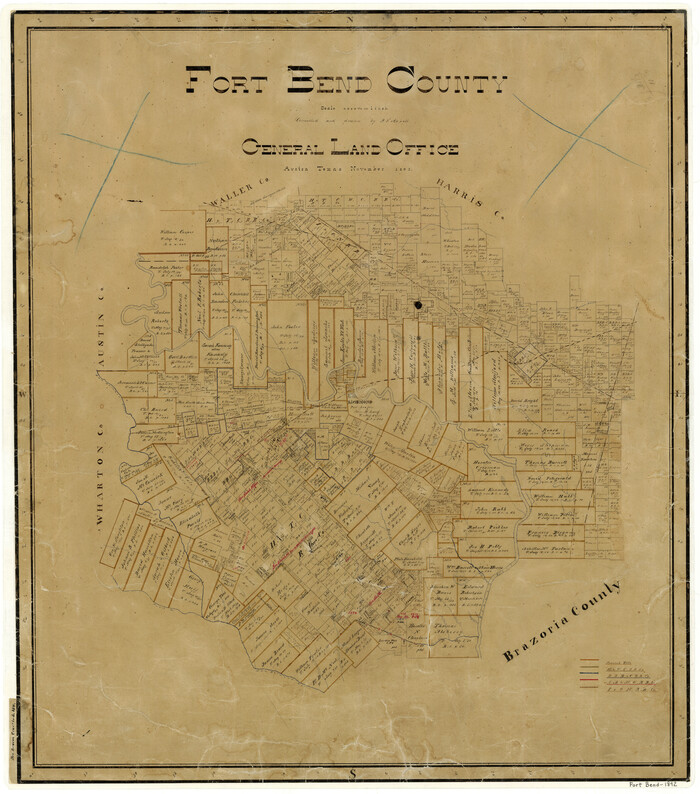 3551, Fort Bend County, General Map Collection