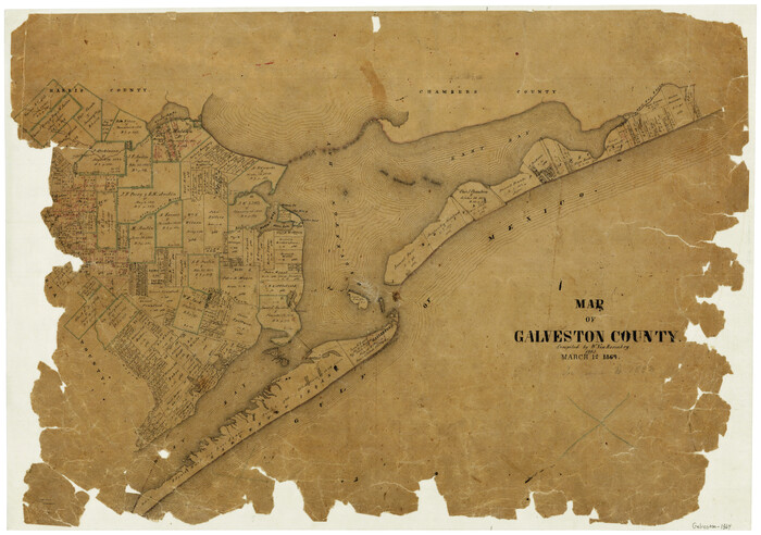 3576, Map of Galveston County