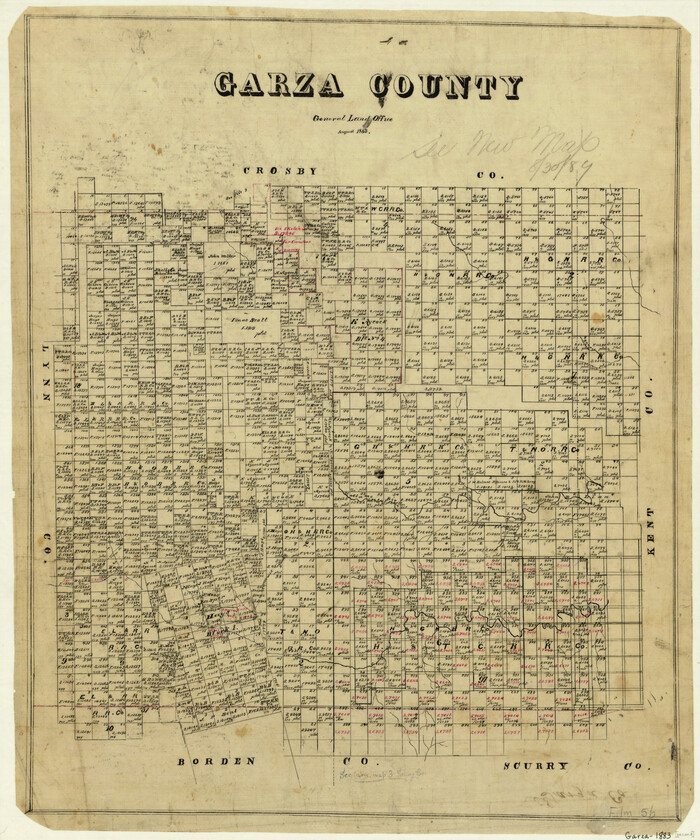 3578, Garza County, General Map Collection