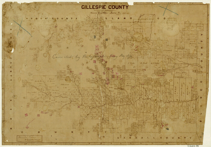 3581, Gillespie County, General Map Collection