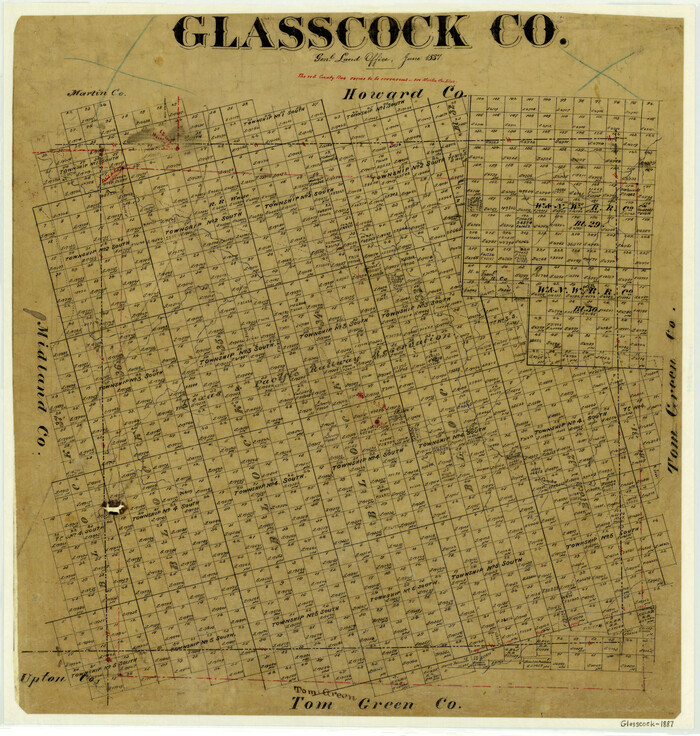 3584, Glasscock County, General Map Collection