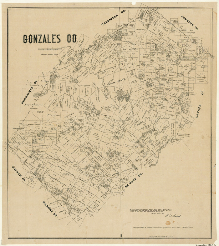 3594, Gonzales County, General Map Collection
