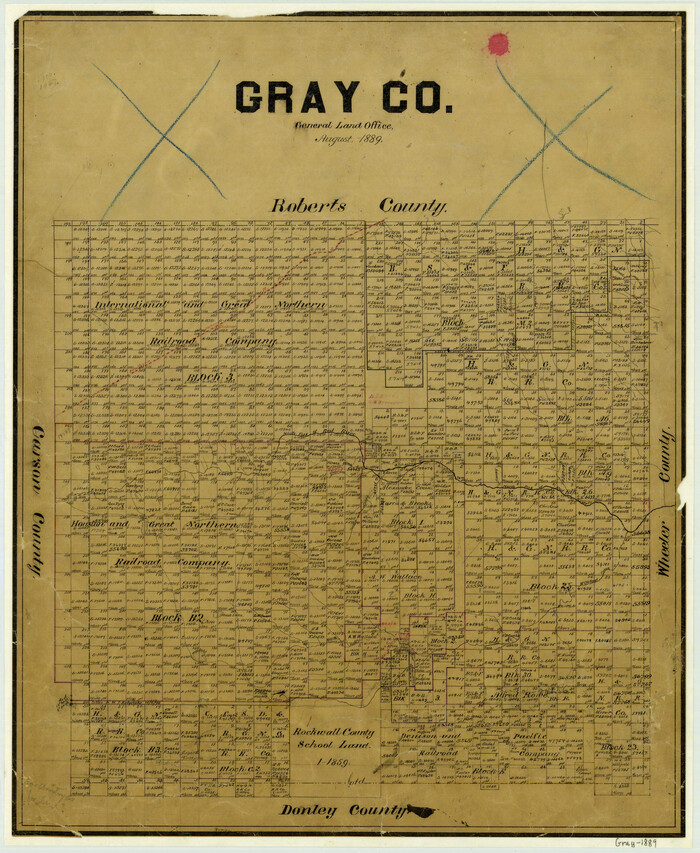 3595, Gray County, General Map Collection
