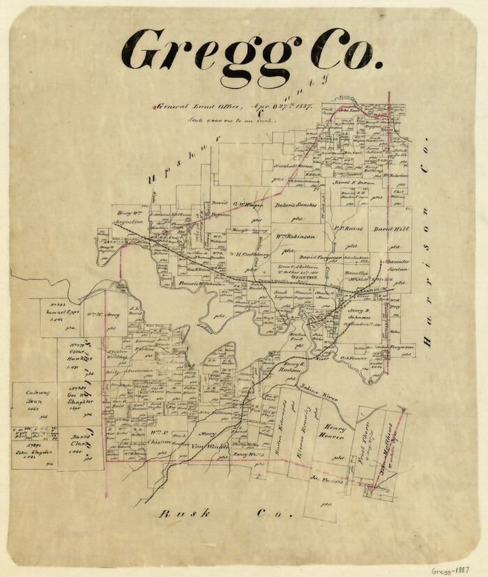 3603, Gregg County, General Map Collection