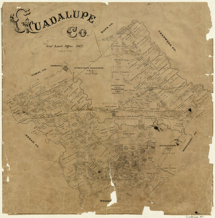 3608, Guadalupe County, General Map Collection