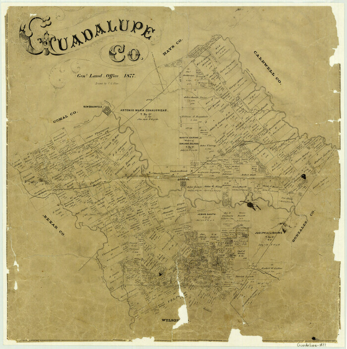 3608, Guadalupe County, General Map Collection