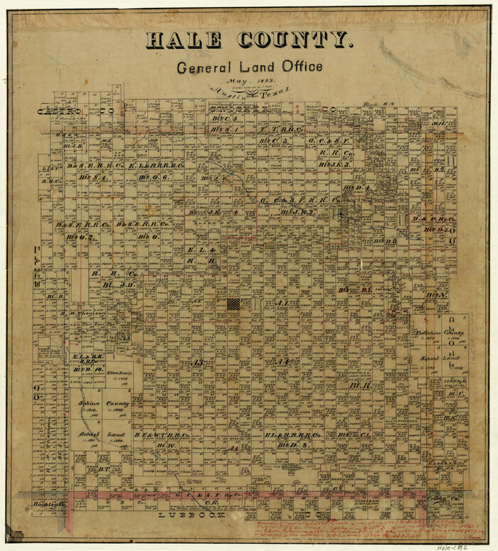 3611, Hale County, General Map Collection