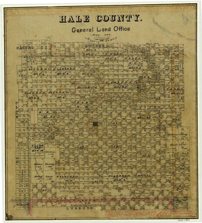 3611, Hale County, General Map Collection