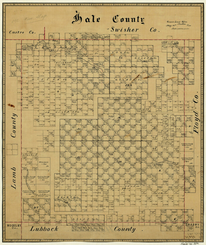 3614, Hale County, General Map Collection